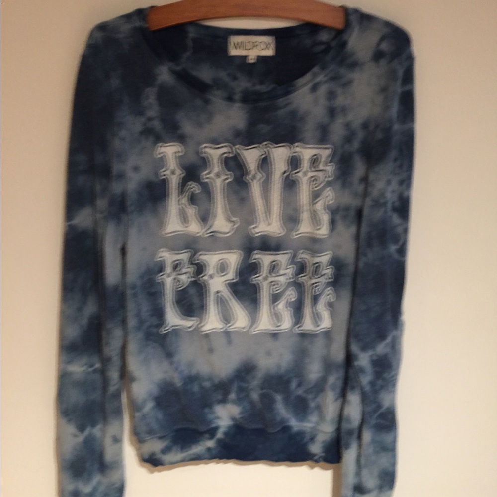 Wildfox tie dye pullover